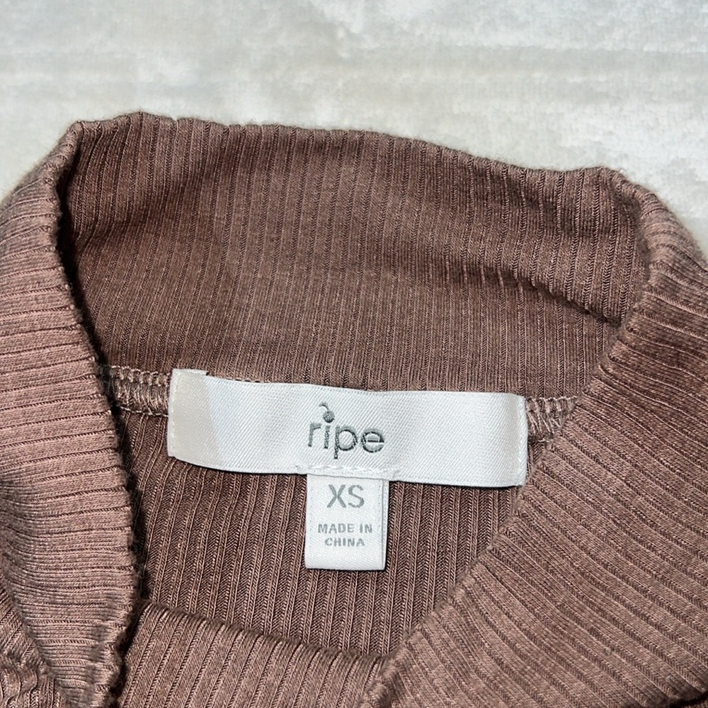 Ripe Ribbed crop long sleeve - Picture 3 of 4